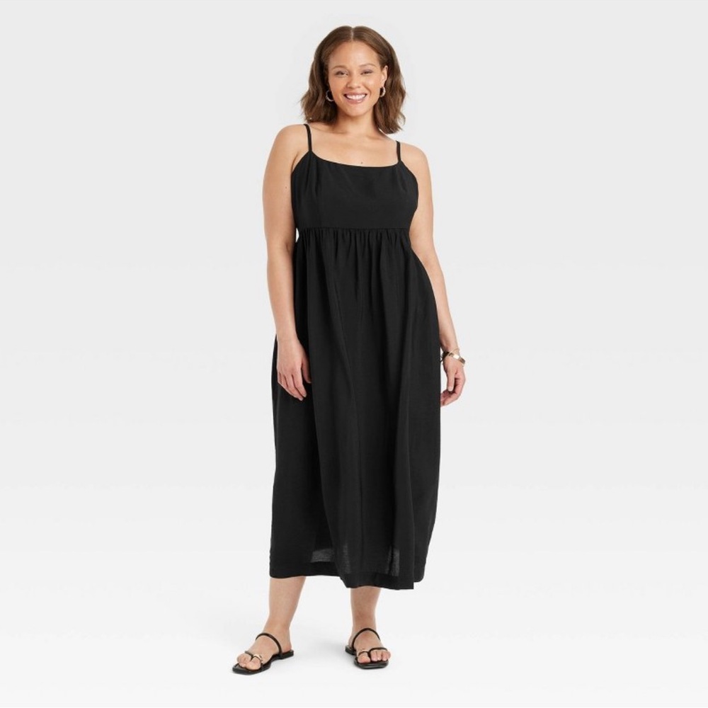 A New Day Women's Best Ever Midi Dress - Black, XXL
